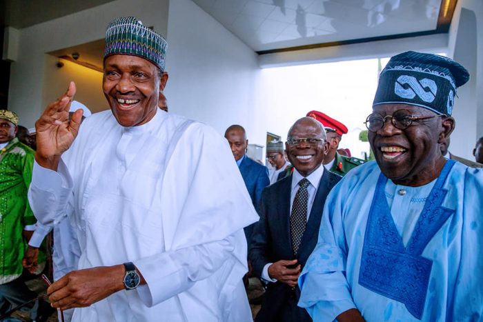 President Muhammadu Buhari and Asiwaju Bola Tinubu