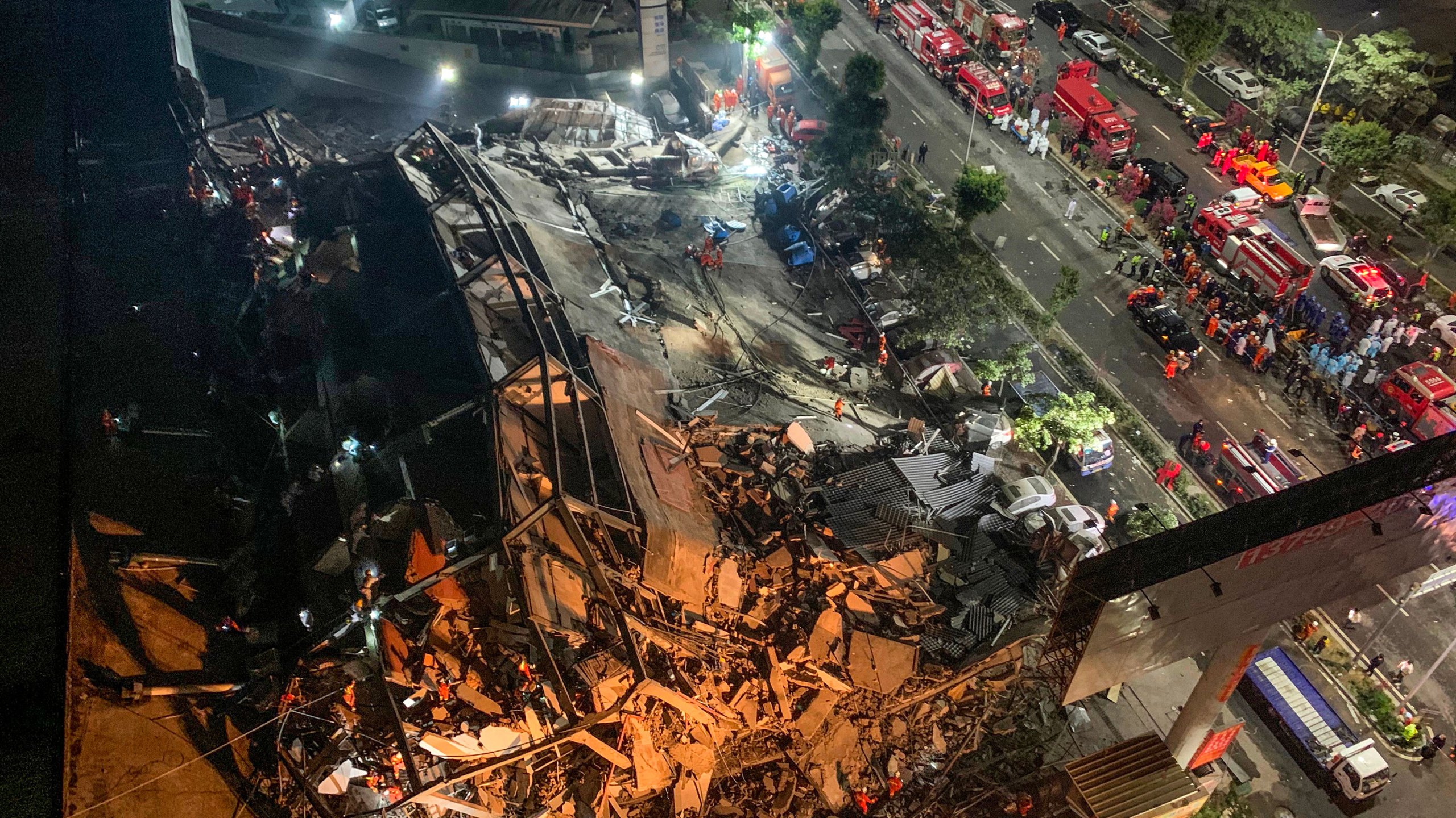 10 Dead After Virus Quarantine Hotel Collapses In China