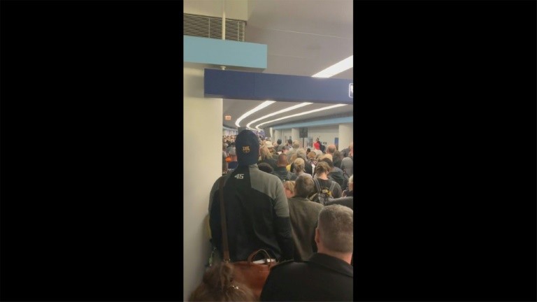 Chaos At US Airports As Medical Screenings Causes Jams