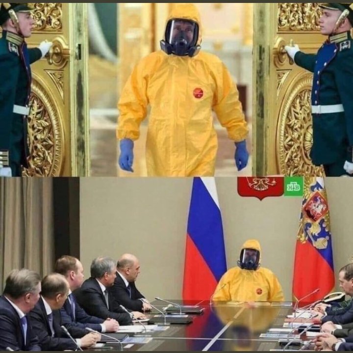 Coronavirus- Putin Takes Drastic Action, Dons Hazmat Suit