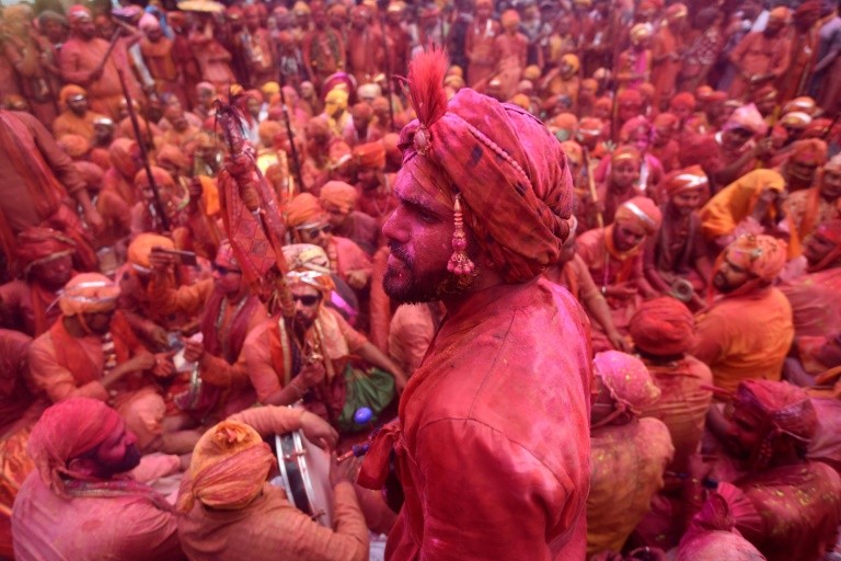 Indians Celebrate Holi Festival Of Colours Despite Virus