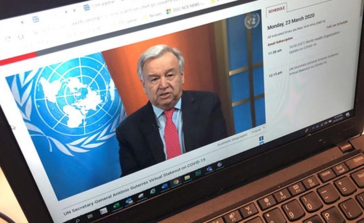 UN Chief Calls For Global Ceasefire To Focus On Covid-19