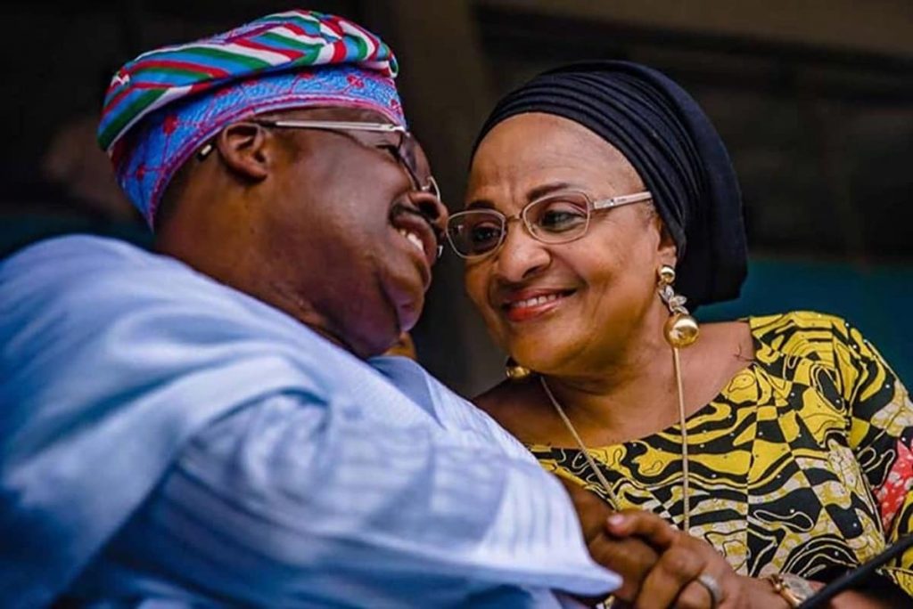 I Caught My Husband Cheating Twice – Gov Ajimobi’s Wife