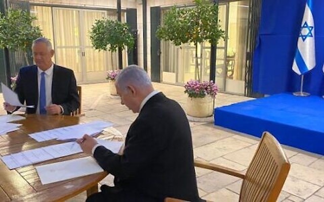 Israel - Netanyahu, Gantz Form Coalition Government