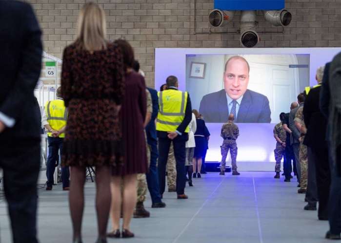 Prince William Opens New Emergency Hospital In UK