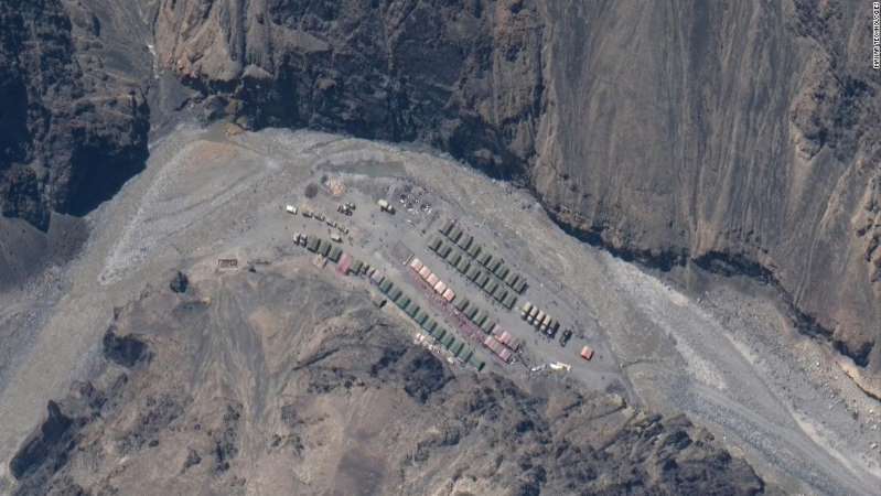 India-China Border - Satellite Images Show Buildup At Site Of Clash