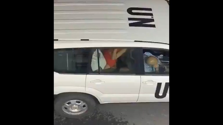 UN Reacts To Video Of Couple Having Sex In Its Official Car