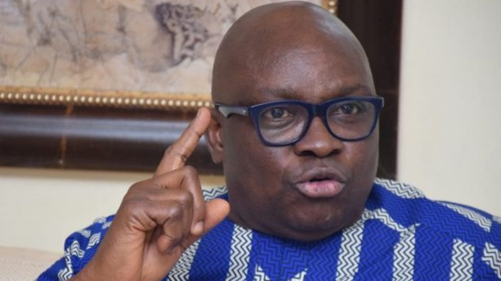 DDC - Akpabio messed up Buhari’s anti-corruption war – Fayose