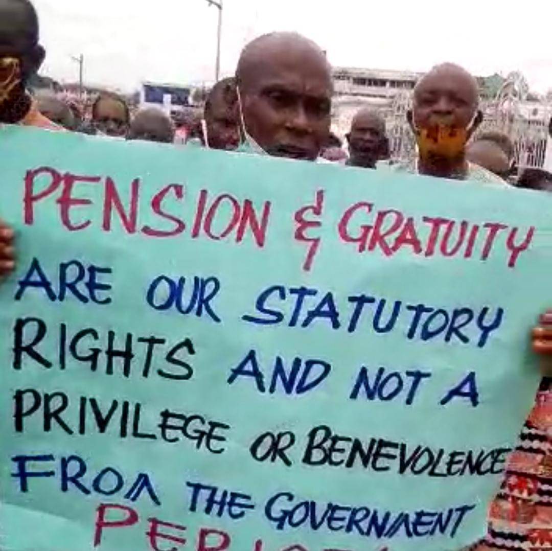 Pension Arrears - Imo Pensioners Take To The Streets Once Again