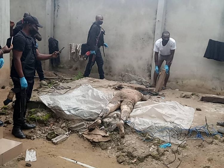 Rivers’ Horror House - Police Exhume 4 Bodies In Septic Tank