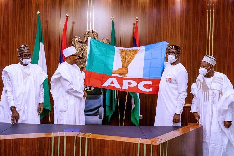 Edo 2020 - Buhari hosts APC candidate Ize-Iyamu at Presidential Villa