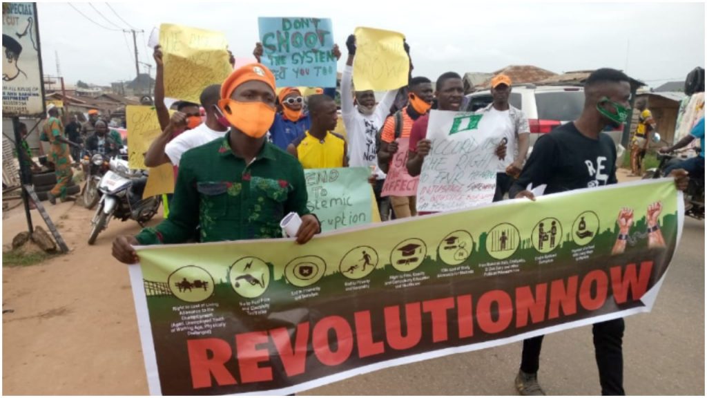 Revolution Now protesters storm Ondo community, demand good governance
