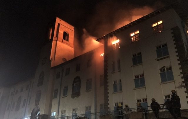 Fire Ravages Uganda’s Top University
