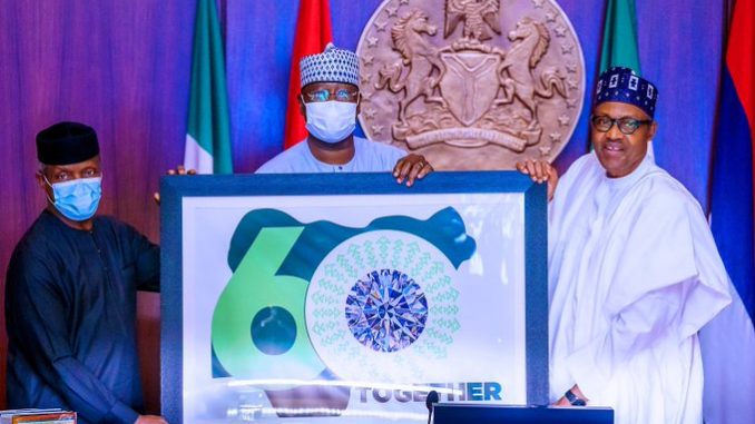 Nigeria At 60 -- Buhari Unveils Anniversary Logo
