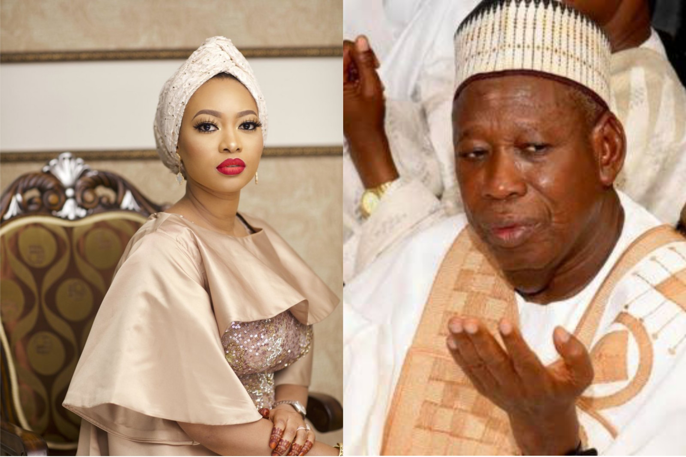 “No one should say shit about my father” – Ganduje’s daughter Fatima
