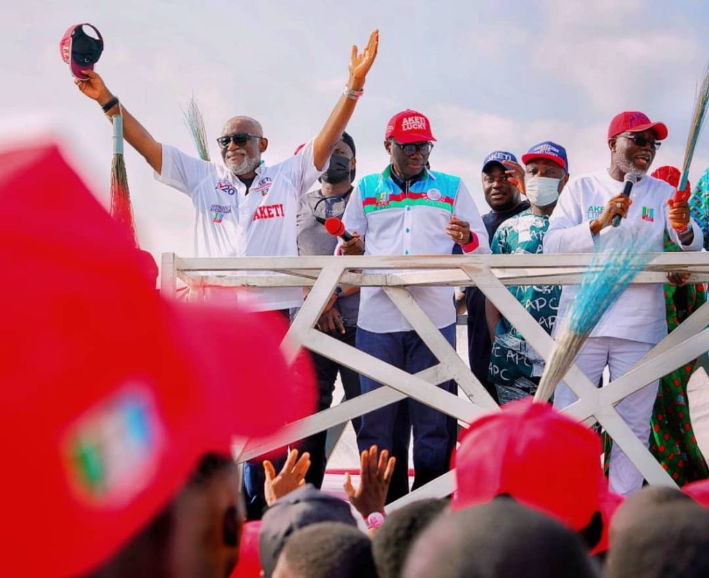 Ondo 2020 - Sanwo-Olu Campaigns For Akeredolu