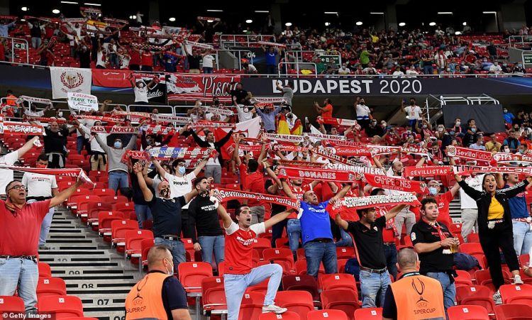 UEFA Super Cup - Mixed reactions as fans return to stadium