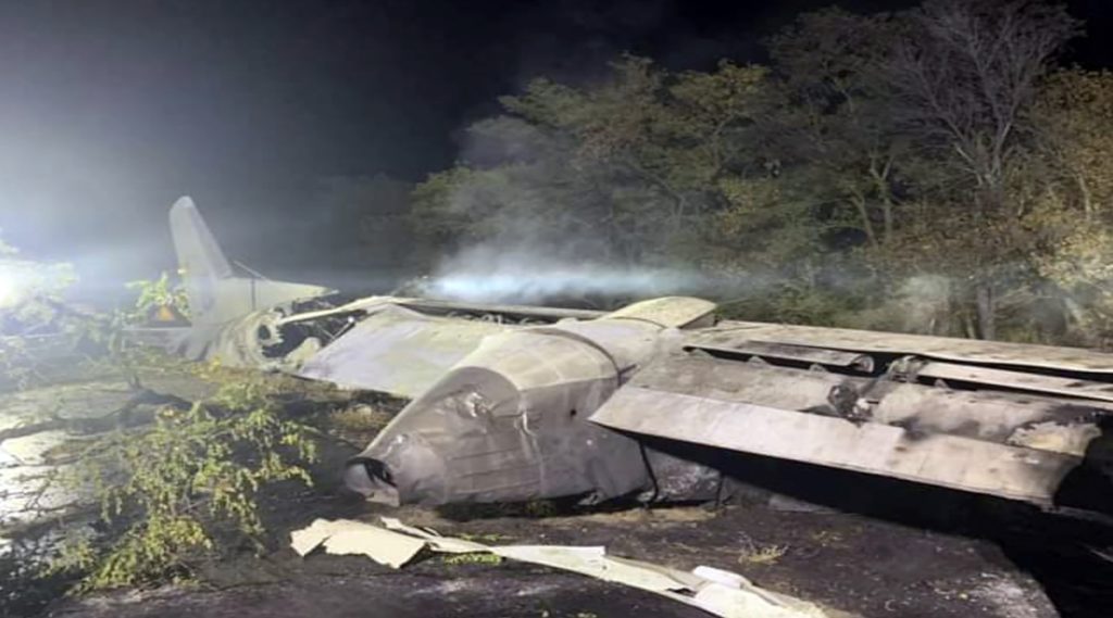 Ukraine Military Plane Carrying Air Force Cadets Crashes, Killing 22