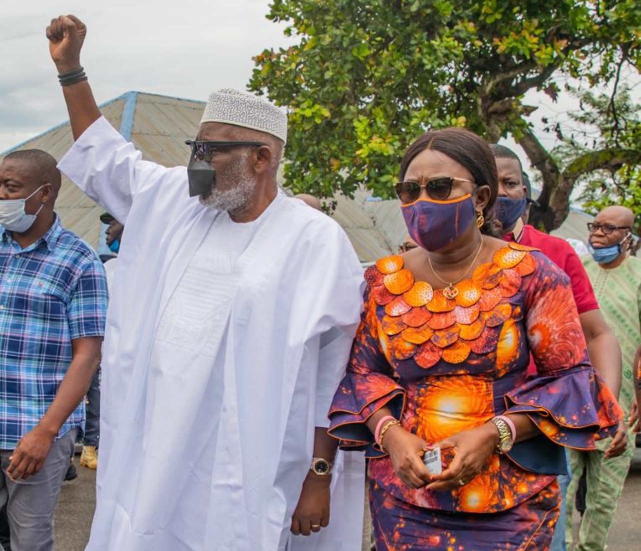 Gov. Akeredolu’s Wife, Betty, Clears Air On Being Attacked, Injured