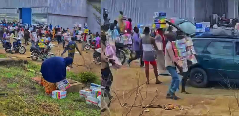 Suspected Hoodlums In Osun Loot COVID-19 Palliatives