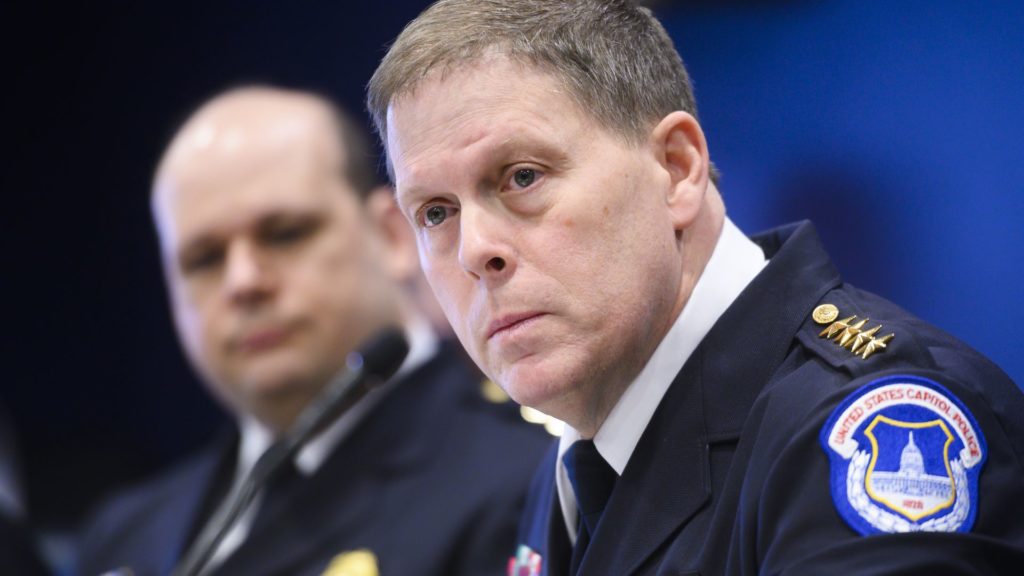 US: Capitol Police Chief Resigns As Air Force Issues Warning