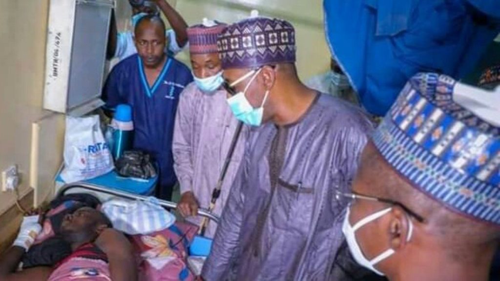 Zulum Visits UMTH, Addresses Hunters Injured By Landmine