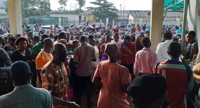 Covid-19: Lagosians Protest NIN Registration Deadline