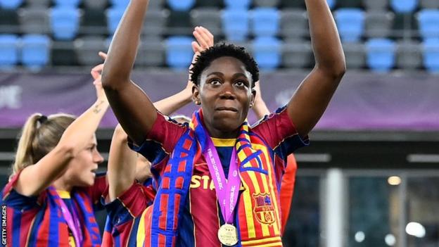 Oshoala Thrilled With Barcelona Champions League Win