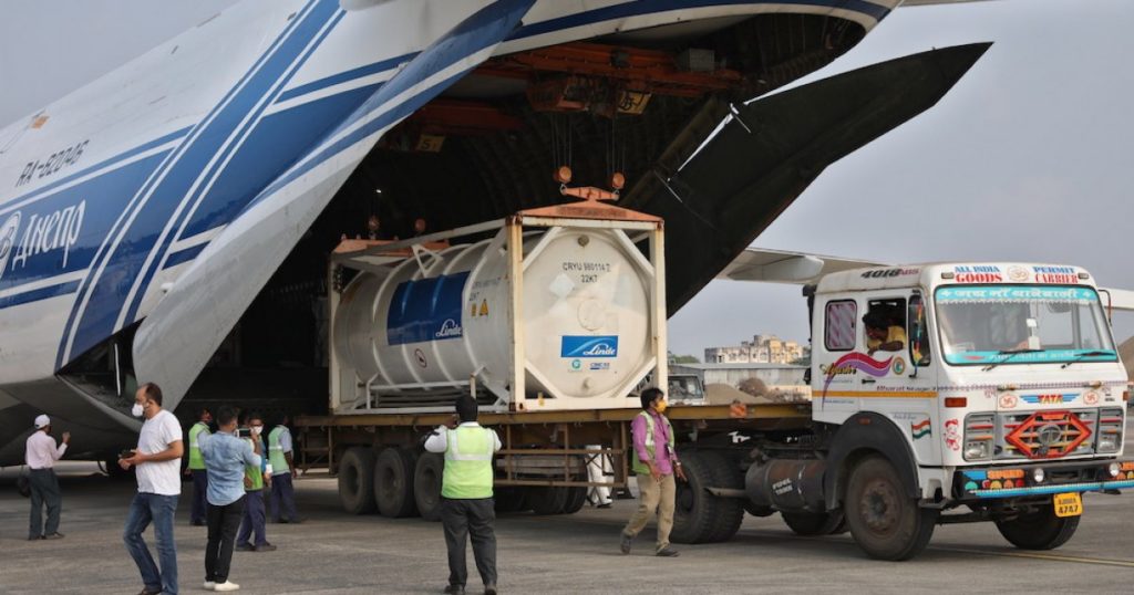 Oxygen Aid Arrives India As Death Toll Hits New Record