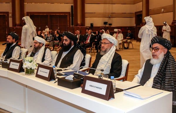 Taliban And Afghanistan Government Negotiators Meet In Qatar