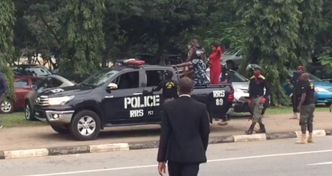 Kanu's Trial Police Arrest IPOB Members In Abuja