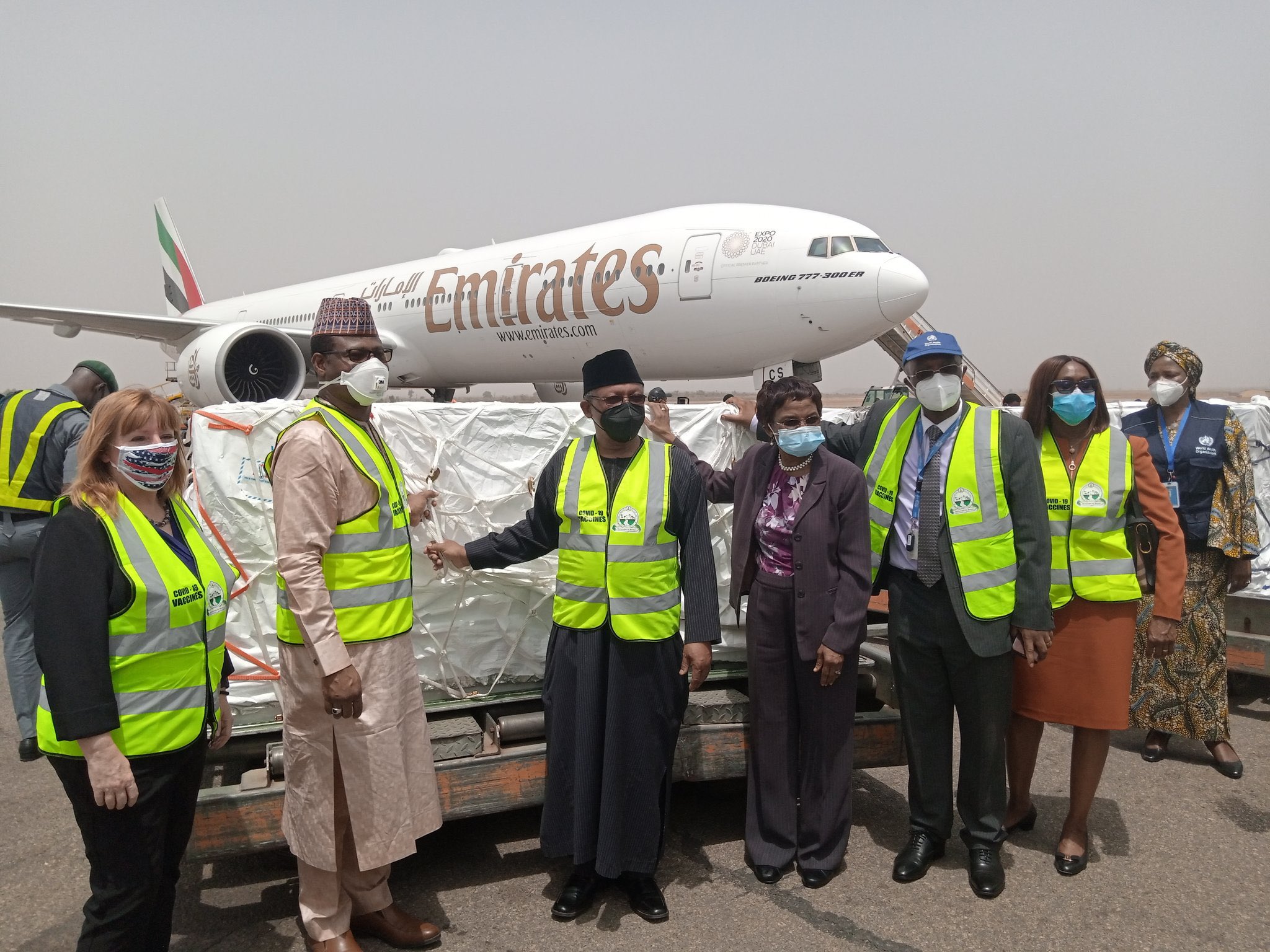 COVID-19 FG Takes Delivery Of 4m Vaccines Donated By US