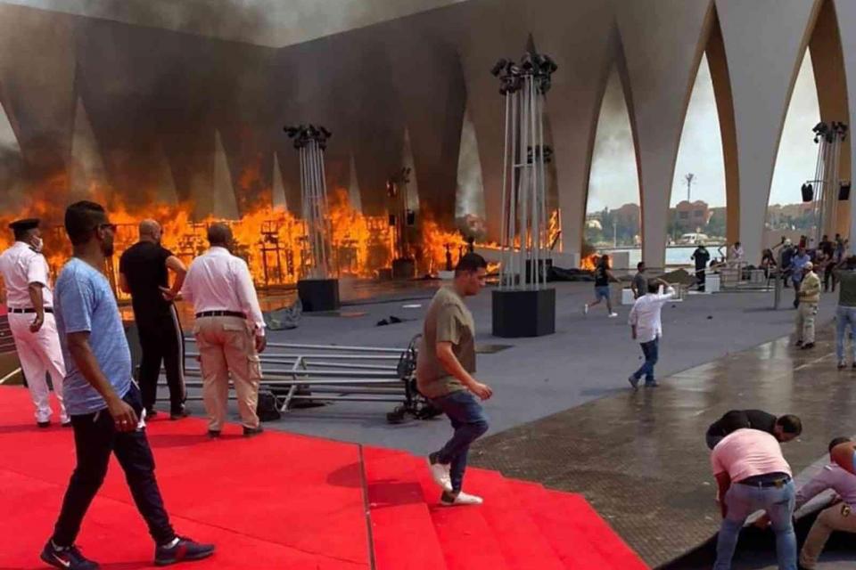 Egypt's Film Festival Site Burnt Down A Day To Opening