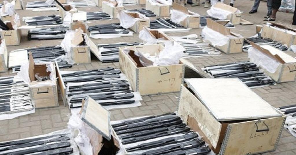 Customs Intercepts Container-Load Of Guns In Lagos