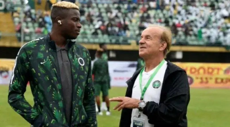Osimhen Reacts To Rohr’s Sack As Super Eagles Coach