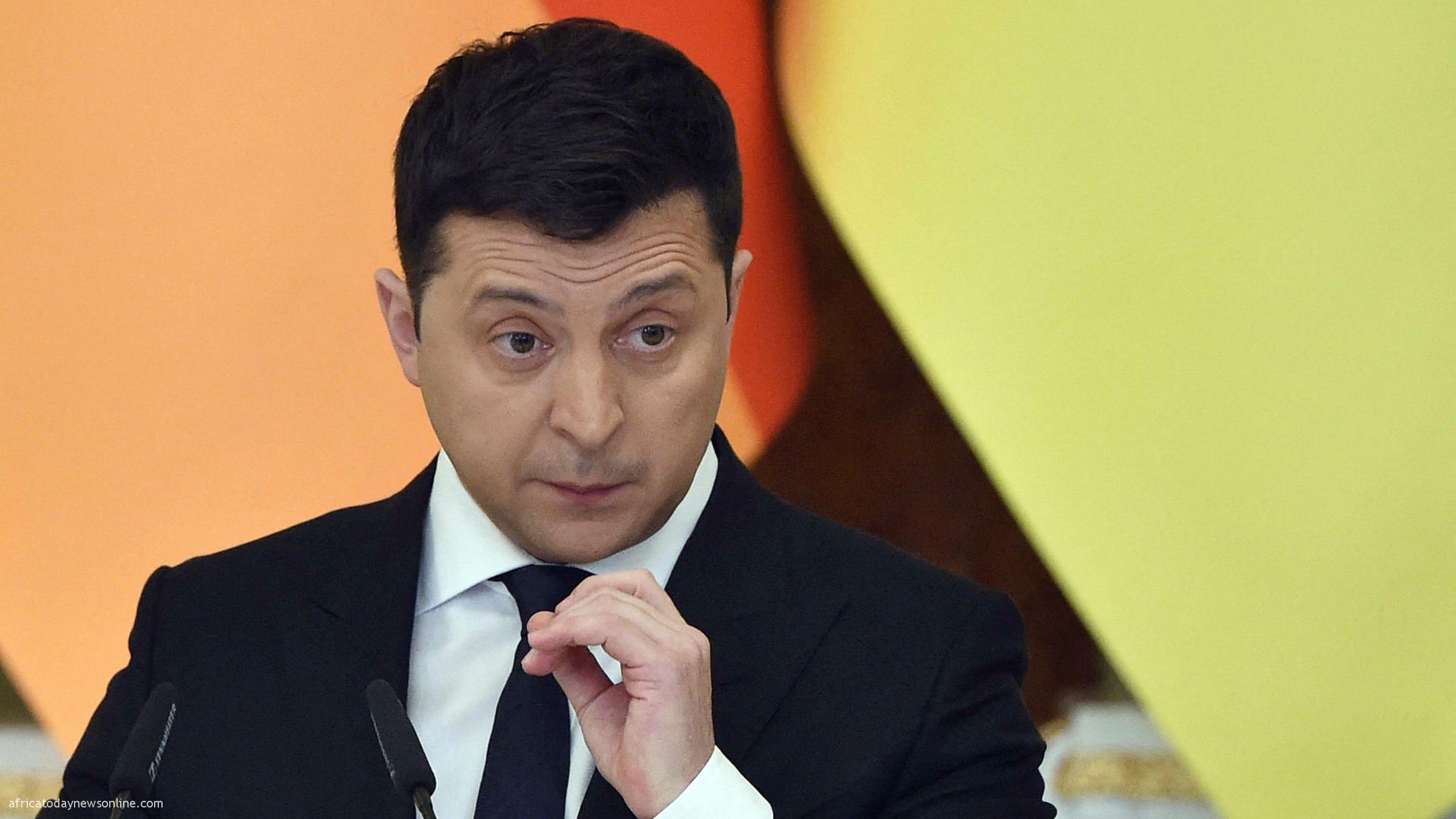 We Will Give Nothing To Russia, Ukrainian President Declares