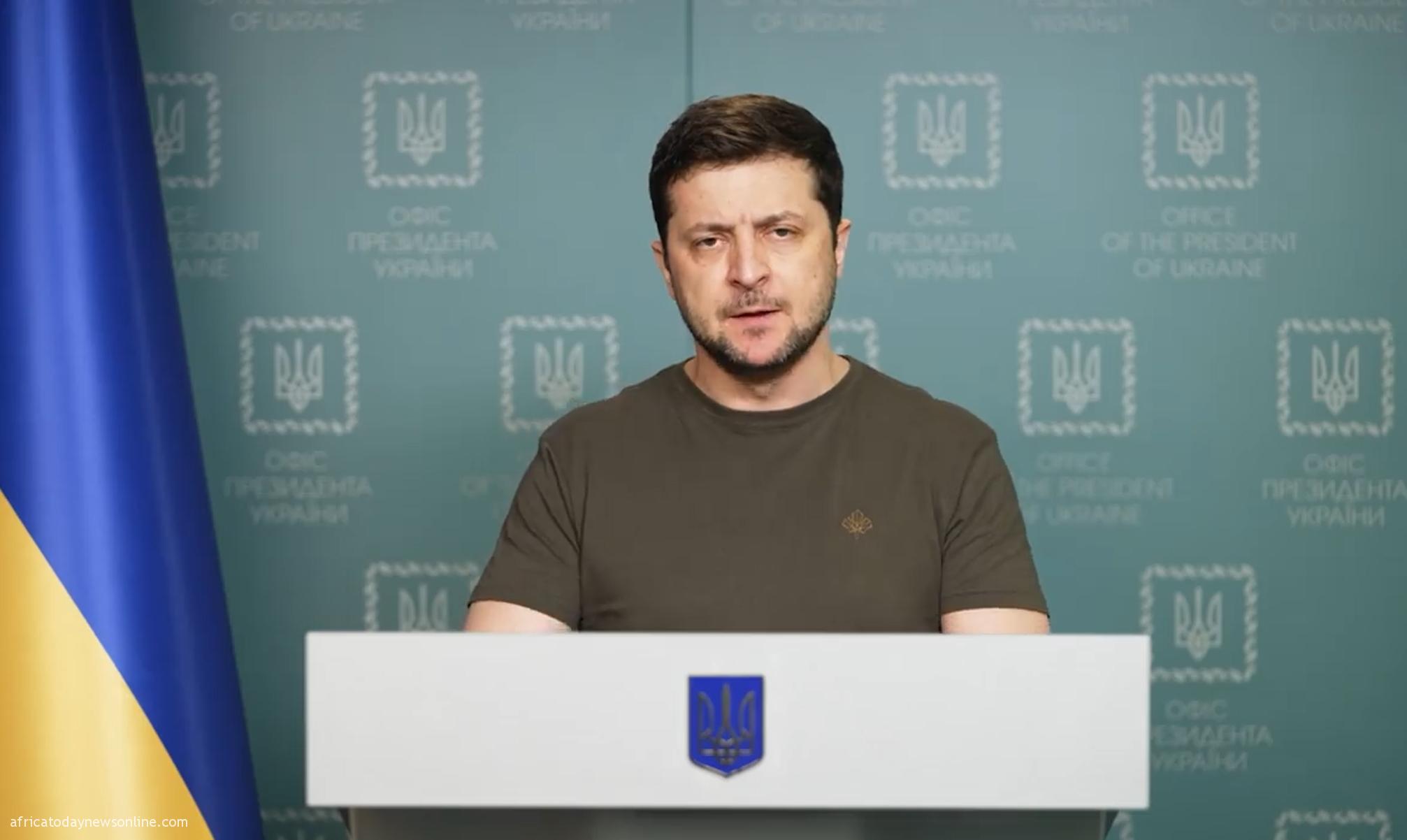 Zelensky Calls For Humanitarian No-Fly-Zone To Stop Russia