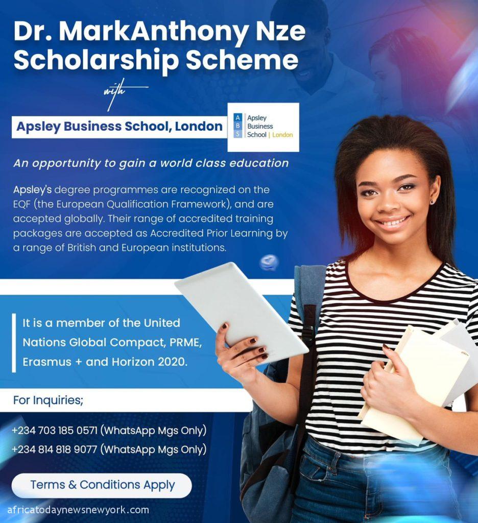 Organisers Of Dr. MarkAnthony Nze Scholarship Unveil Details