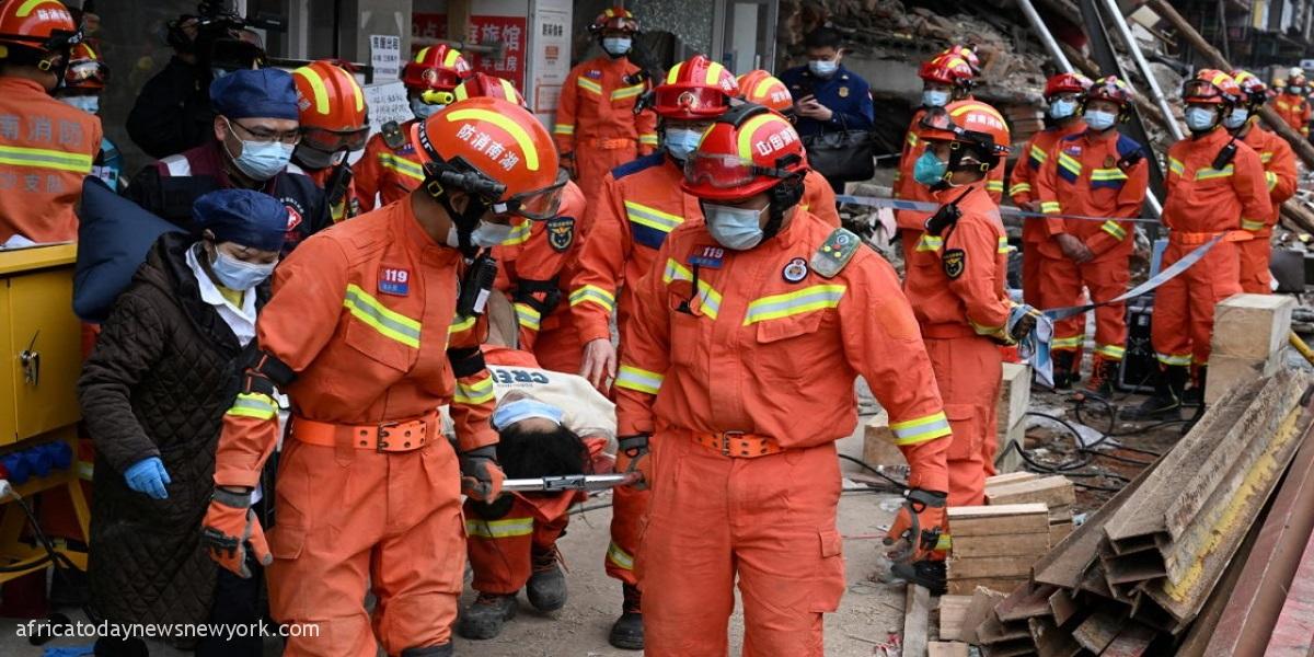 2 Confirmed Dead In Central China Building Collapse