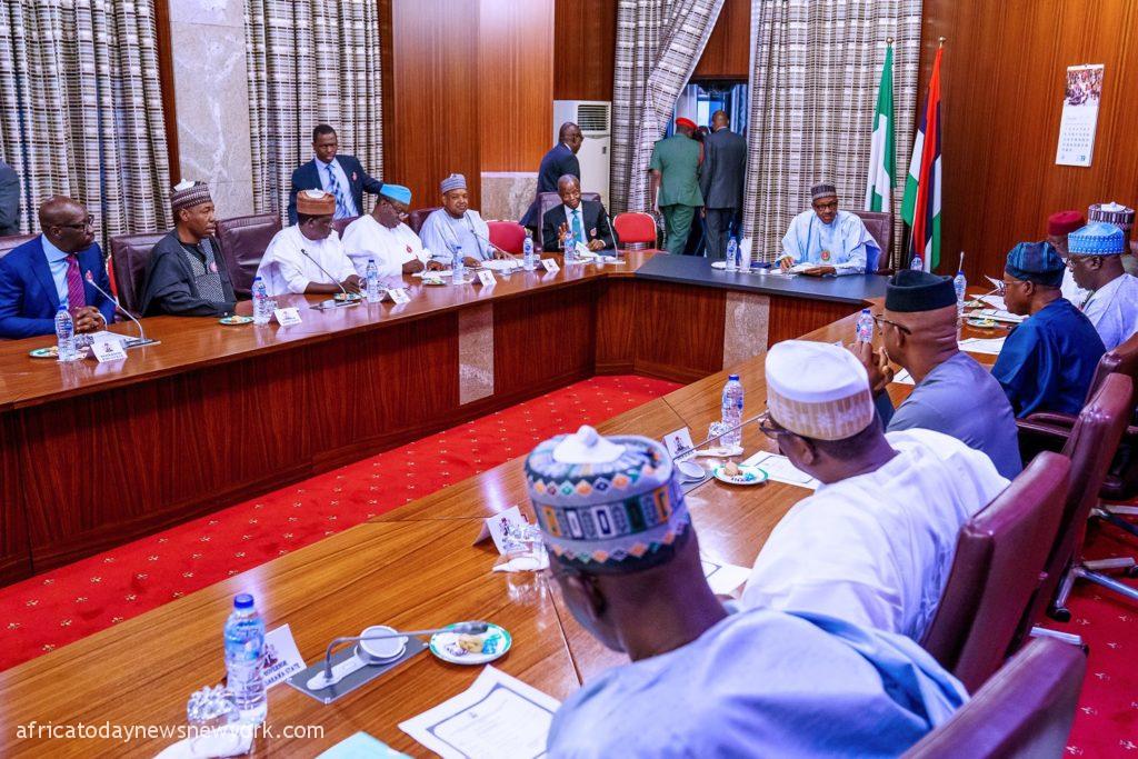 APC Governors, Buhari Hold Meeting In Aso Rock