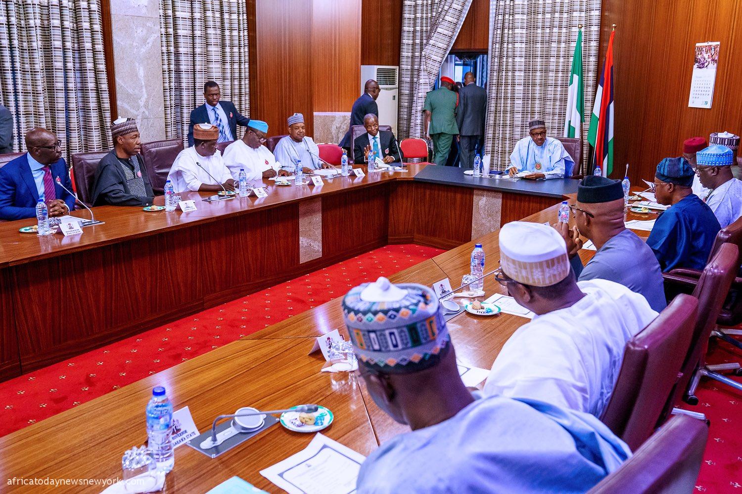 APC Governors, Buhari Hold Meeting In Aso Rock
