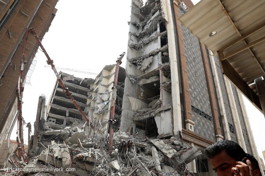 Four Dead, 80 Trapped In Iran Building Collapse