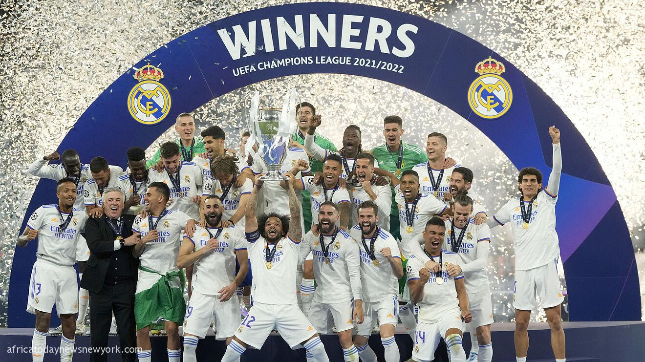 Real Madrid Beat Liverpool To Clinch Champions League Trophy