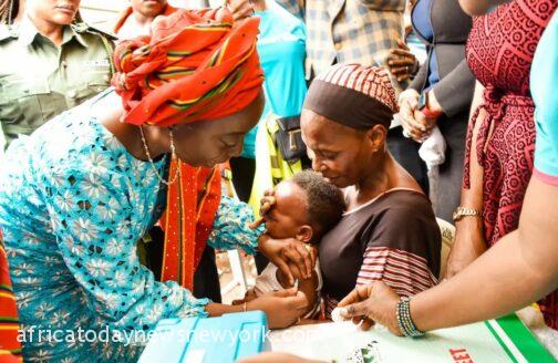 Lagos First Lady Inagurates Measles Vaccination Campaign