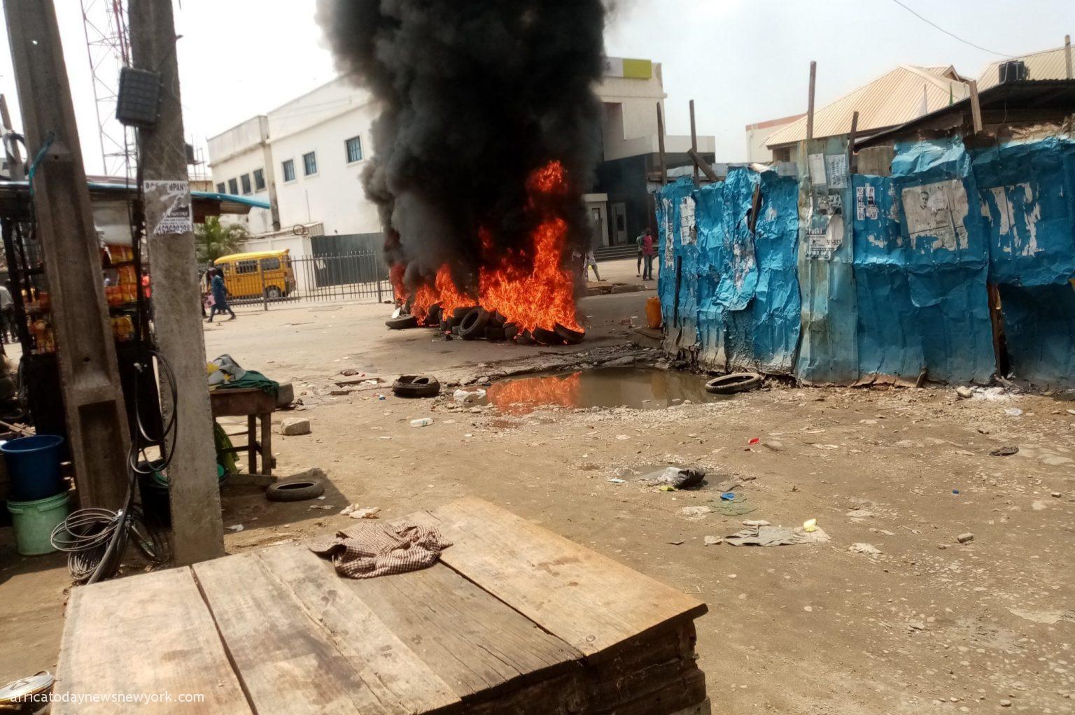 Pandemonium As Lagos Task Force, Okada Riders Clash