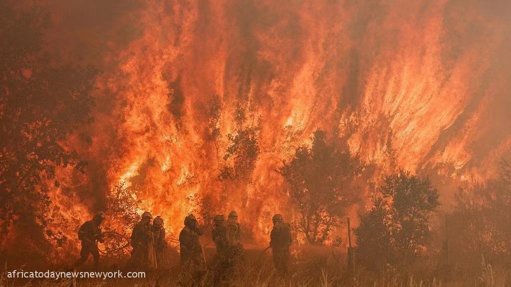 Spain Battles Wildfires As Heatwave Eases