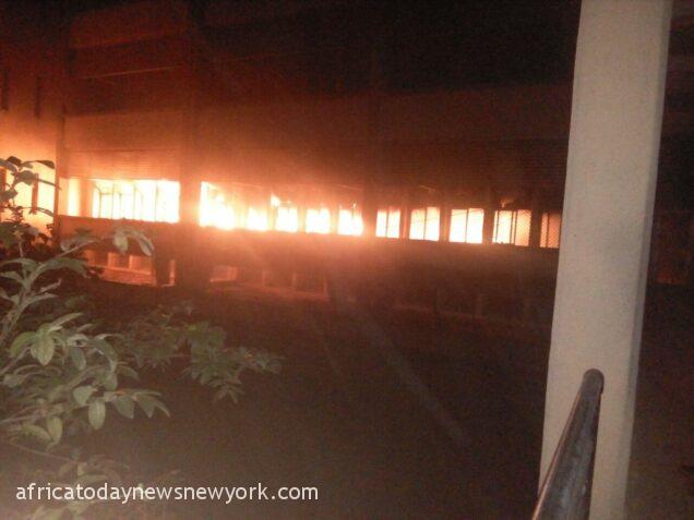 Property Worth Millions Lost As Fire Razes UniJos Hospital