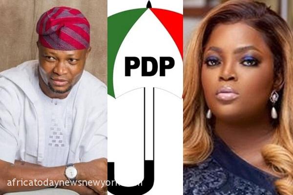 PDP Finally Unveils Funke Akindele As Lagos Guber Running Mate