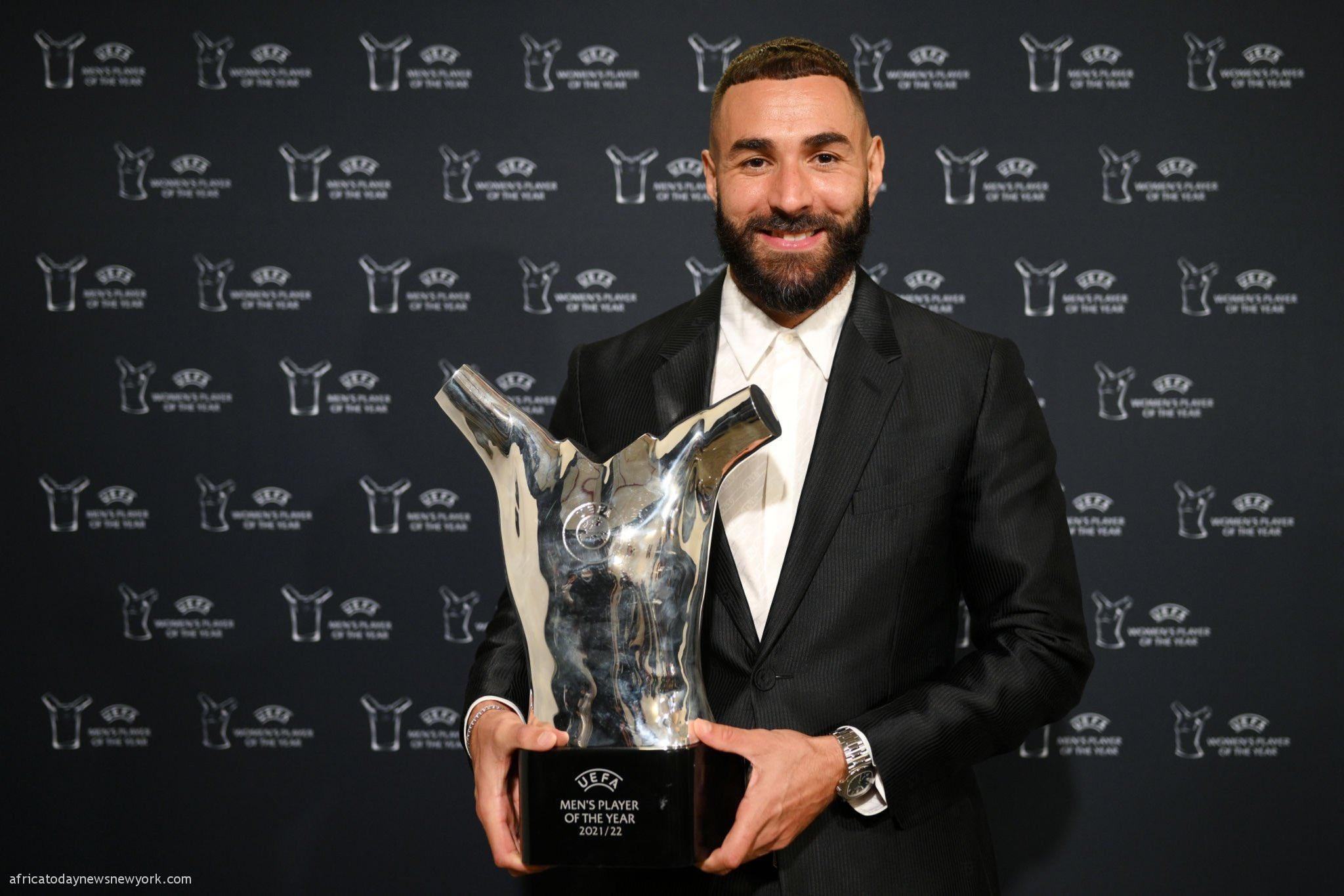 Benzema Announced Winner Of UEFA Player Of The Year
