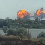Tension As Explosion Rocks Russian Air Base In Crimea